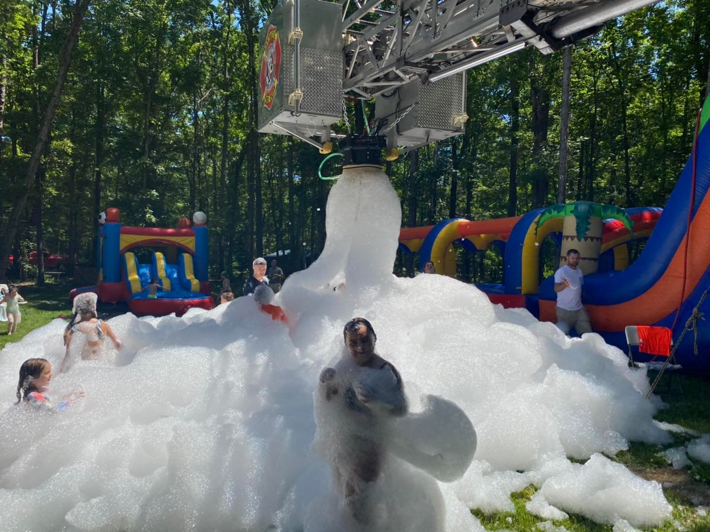 Foam Party at Pajama Walk